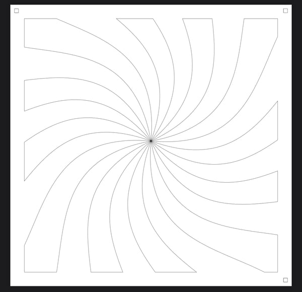 Swirl stencil (6x6) (NEW)