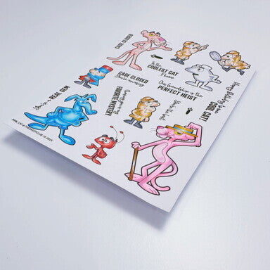 Pink Cat (NEW) (5x7)