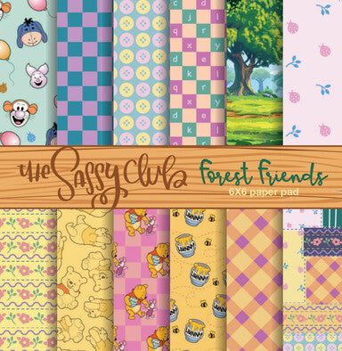 6x6 Forrest Friends Paper Pad