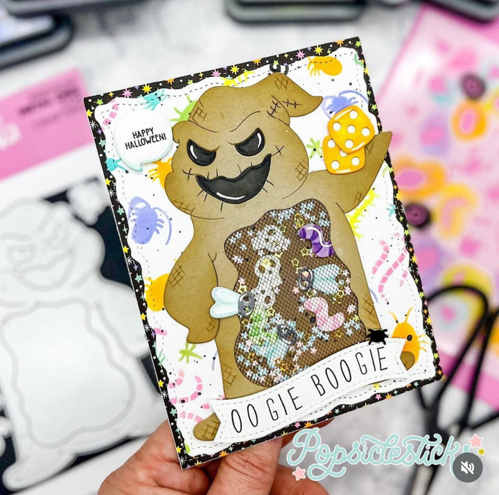 The Sassy Club die Boogie Man Die Clear Stamp for Card Making