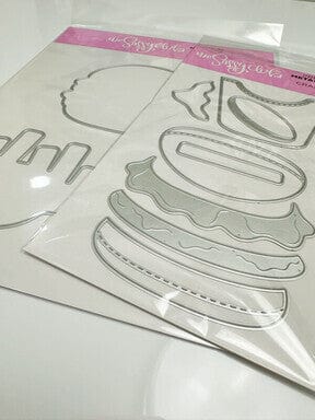 The Sassy Club die Burger N Fry Die Set Clear Stamp for Card Making