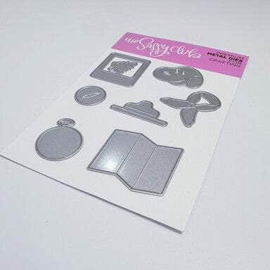 The Sassy Club die Camping Elements Die Clear Stamp for Card Making