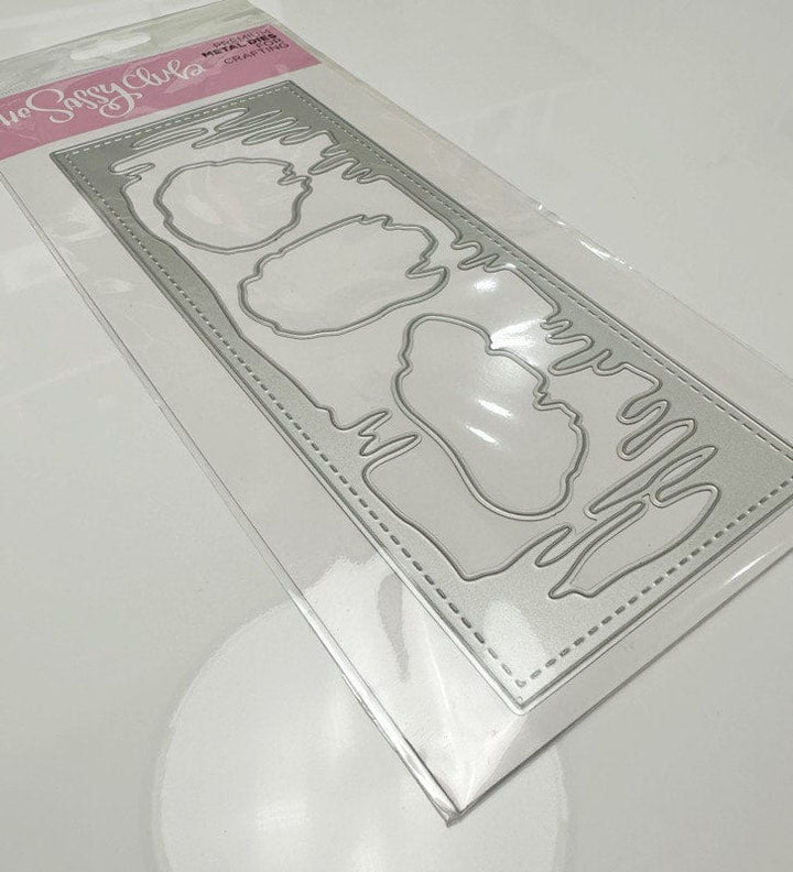 The Sassy Club die Cave Slim Line Die Clear Stamp for Card Making