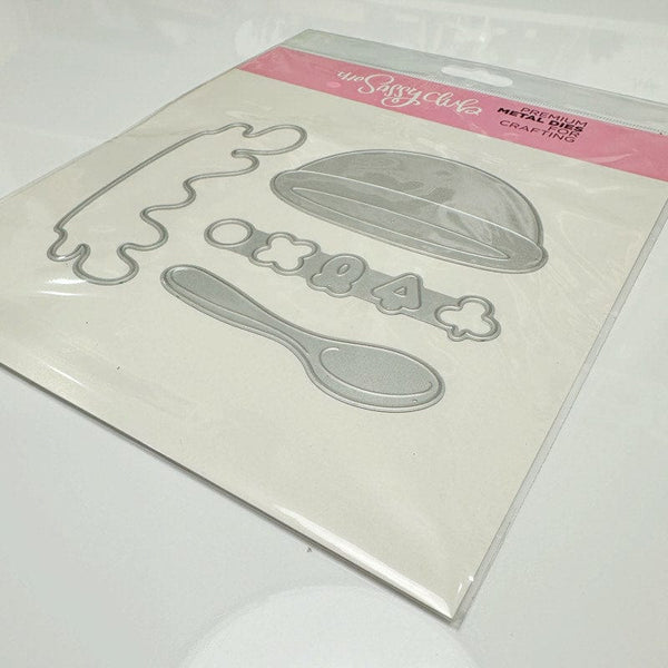 The Sassy Club die Cereal Bowl Die Clear Stamp for Card Making