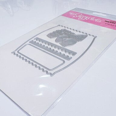 The Sassy Club die Chip Bag Die Clear Stamp for Card Making