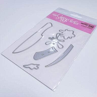 The Sassy Club die Knife Die (NEW) Clear Stamp for Card Making