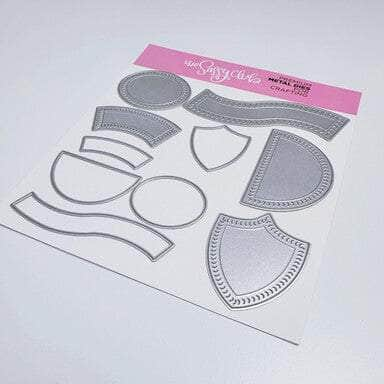 The Sassy Club die Patches (Die) Clear Stamp for Card Making