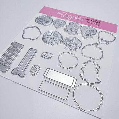 The Sassy Club die Peztacular Die Clear Stamp for Card Making