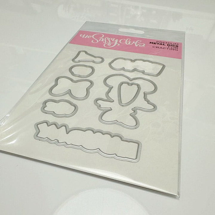 The Sassy Club die Sassy Mouse Die Clear Stamp for Card Making