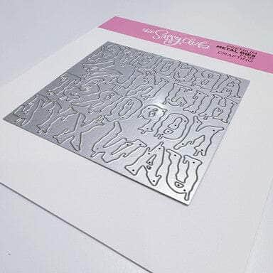 The Sassy Club die Slime Alpha Clear Stamp for Card Making