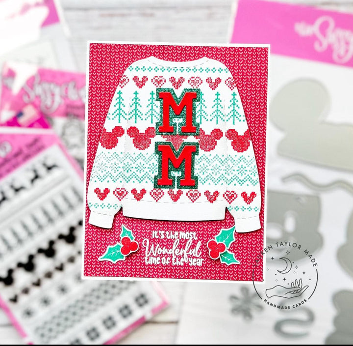 The Sassy Club die Sweater Die Clear Stamp for Card Making