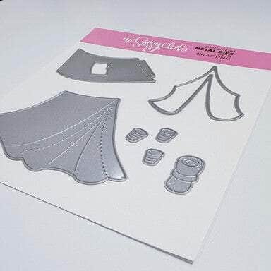 The Sassy Club die Tent (Die) Clear Stamp for Card Making