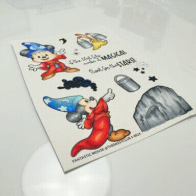 The Sassy Club LLC Clear Stamps Fantastic Mouse Clear Stamp for Card Making