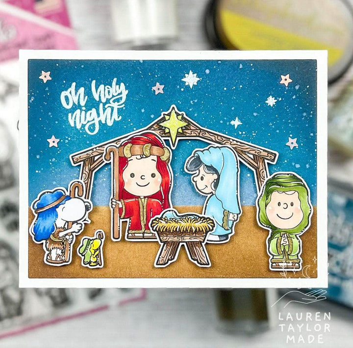 The Sassy Club LLC Clear Stamps Oh Holy Night (Restocked) Clear Stamp for Card Making