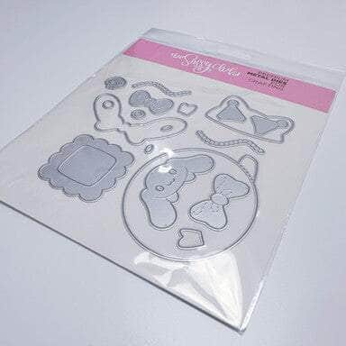 The Sassy Club LLC Clear Stamps Retro Pet Clear Stamp for Card Making