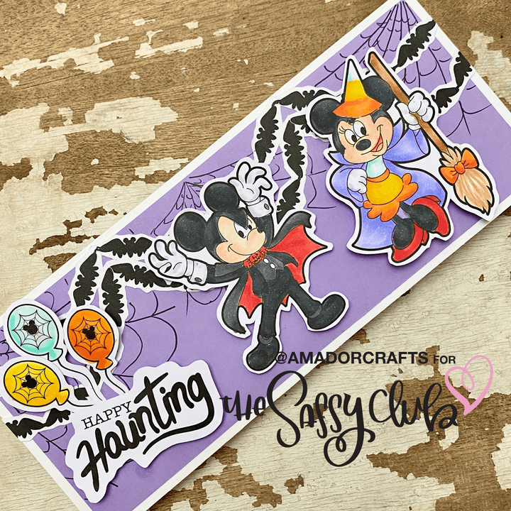 The Sassy Club LLC Clear Stamps Spooky Ducks (NEW) Clear Stamp for Card Making