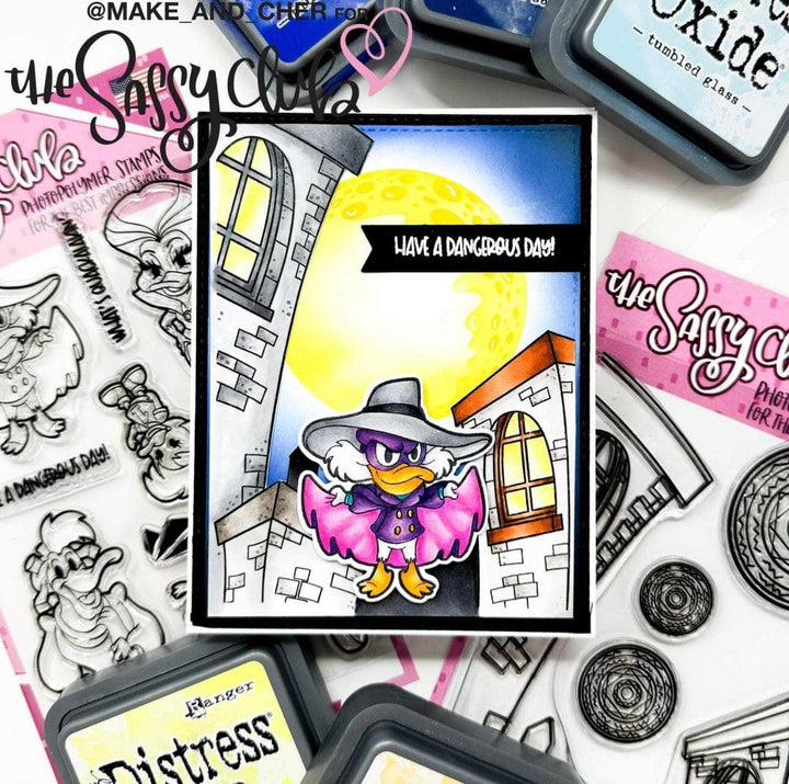 The Sassy Club LLC Planner Stamps City (Retiring 2022) Clear Stamp for Card Making