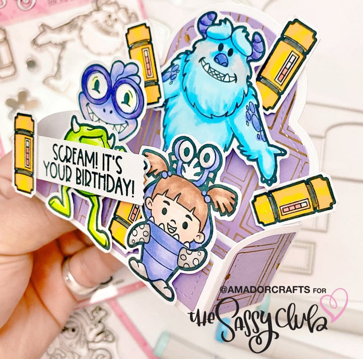 The Sassy Club LLC Planner Stamps Fur You Clear Stamp for Card Making