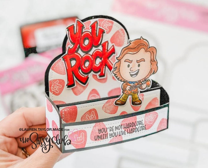 The Sassy Club LLC Planner Stamps You Rock Clear Stamp for Card Making