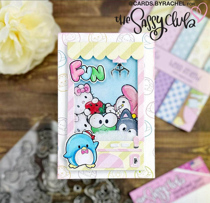 The Sassy Club Planner Stamps Hello Animals (6x8) Clear Stamp for Card Making