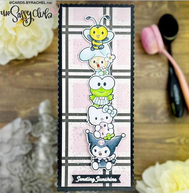 The Sassy Club Planner Stamps Hello Animals (6x8) Pre-order Clear Stamp for Card Making