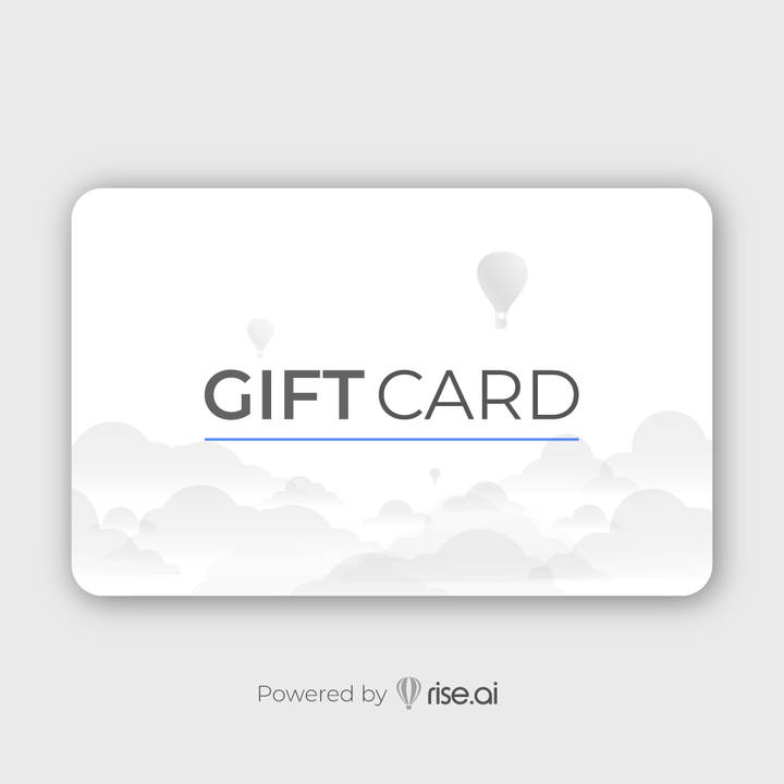 Rise.ai Gift card Clear Stamp for Card Making