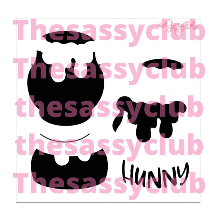 The Sassy Club Build a Jar Stencil Clear Stamp for Card Making