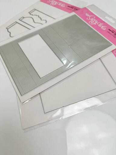 The Sassy Club die Book Card Die (3 Piece Die Set) Clear Stamp for Card Making