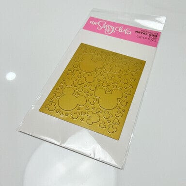 The Sassy Club die Mouse (Gold Foil Plate) Clear Stamp for Card Making