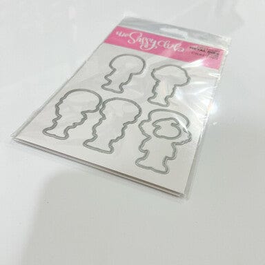 The Sassy Club die Waffle Gang Die Clear Stamp for Card Making