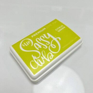 The Sassy Club Ink Pads Citrus Green Ink Pad Clear Stamp for Card Making