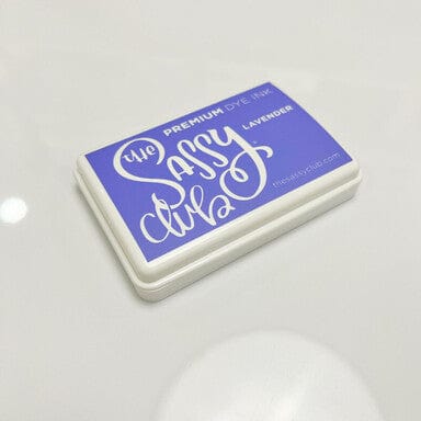 The Sassy Club Ink Pads Lavender Ink Pad Clear Stamp for Card Making