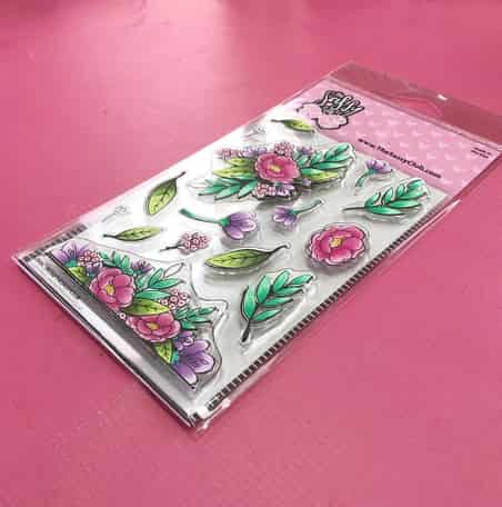 The Sassy Club LLC Clear Stamps Floral Sass Clear Stamp for Card Making