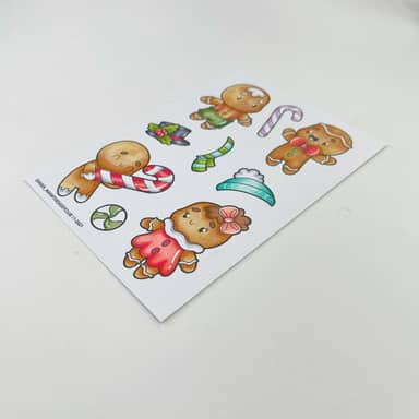 The Sassy Club LLC Clear Stamps Ginger Man (Restocked) Clear Stamp for Card Making