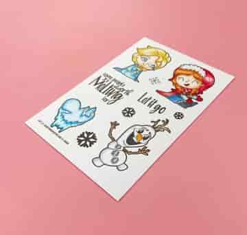 The Sassy Club LLC Clear Stamps Let it Go (Restocked) Clear Stamp for Card Making