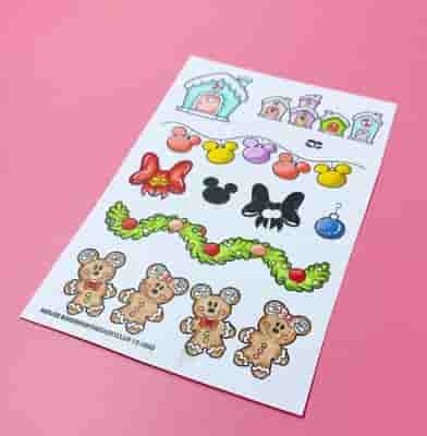 The Sassy Club LLC Clear Stamps Mouse Borders Clear Stamp for Card Making