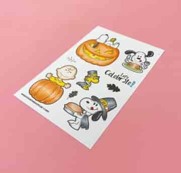 The Sassy Club LLC Planner Stamps Pumpkin and Friends Clear Stamp for Card Making