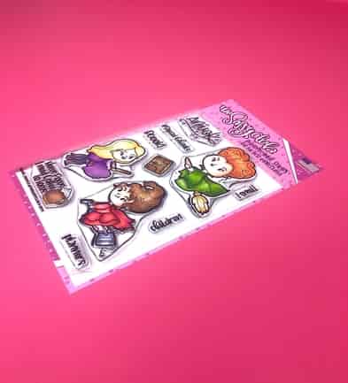 The Sassy Club LLC Planner Stamps Squad Ghouls (Restocked) Clear Stamp for Card Making