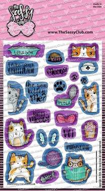 The Sassy Club Planner Stamps Pawsome (Retiring) Clear Stamp for Card Making