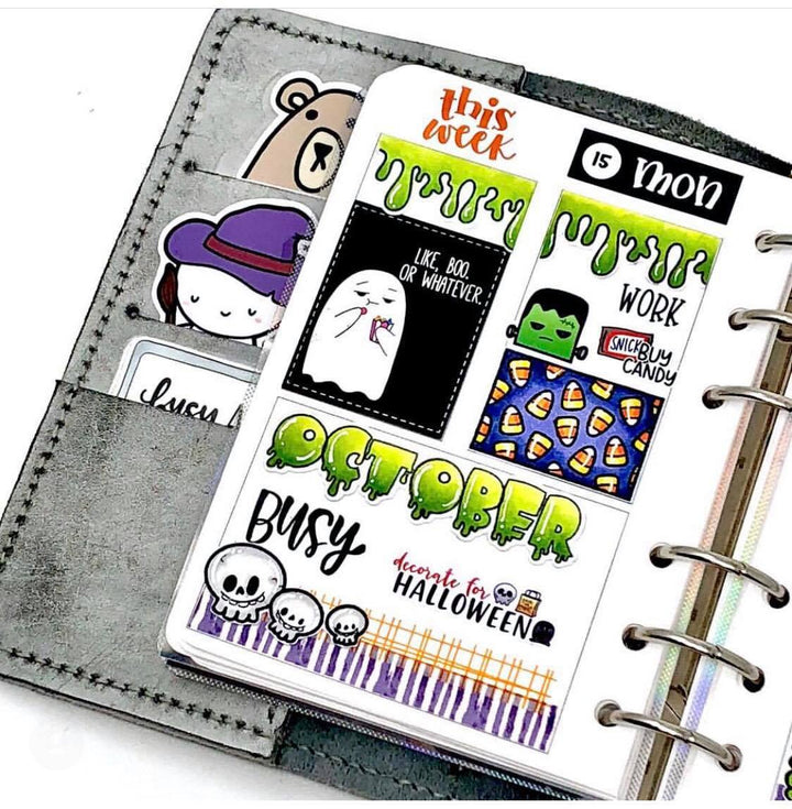 The Sassy Club Planner Stamps Slime Letters (Retiring) Clear Stamp for Card Making