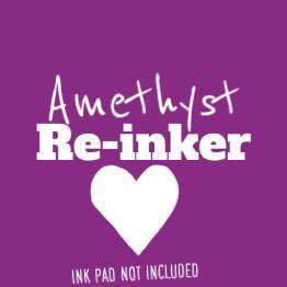 The Sassy Club Re-Inker Amethyst Re-Inker (Not An InkPad) Clear Stamp for Card Making