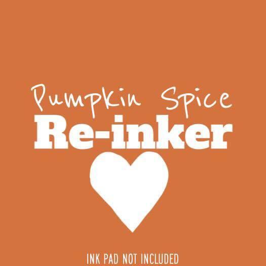 The Sassy Club Re-Inker Pumpkin Spice Re-Inker (Not An InkPad) Clear Stamp for Card Making