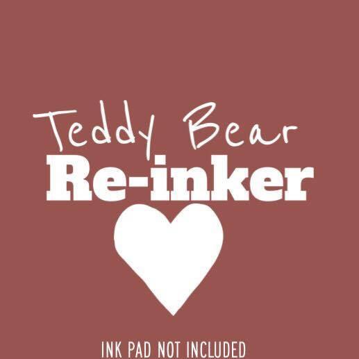 The Sassy Club Re-Inker Teddy Bear Re-inker (Not An InkPad) Clear Stamp for Card Making